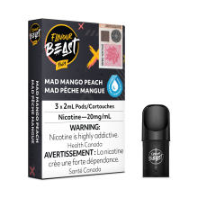 Juice Pod -- Flavour Beast Mad Mango Peach Pod Pack 20mg